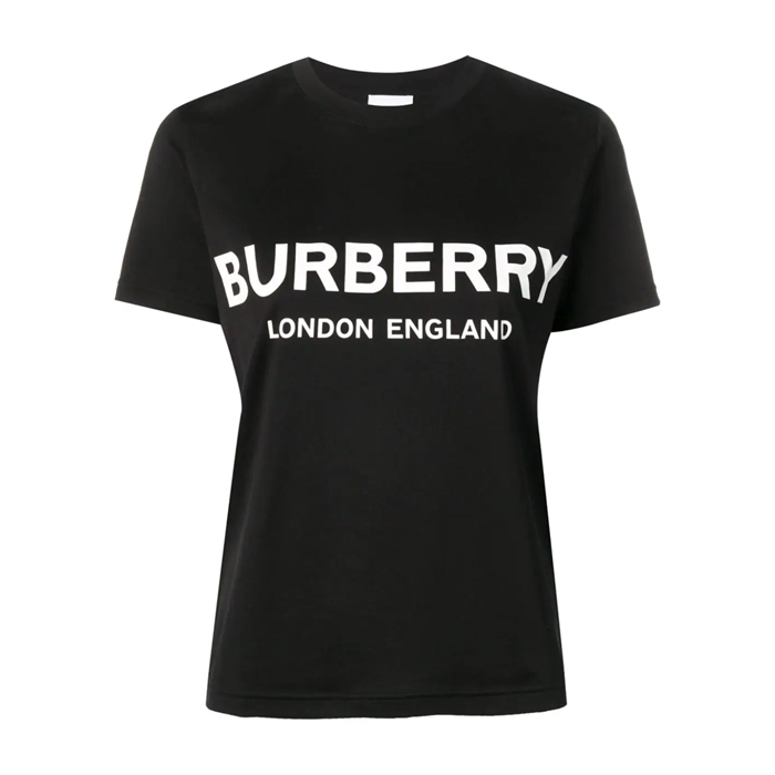 バーバリーBURBERRY LADIES T-SHIRT  レディース T シャツ 8011651 A1189 BLACK