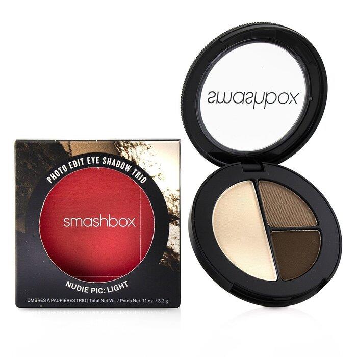 Smashbox スマッシュボックス フォト エディット アイ シャドウ トリオ # Nudie Pic Light (Sumatra, Sable, Vanilla) 607710066564