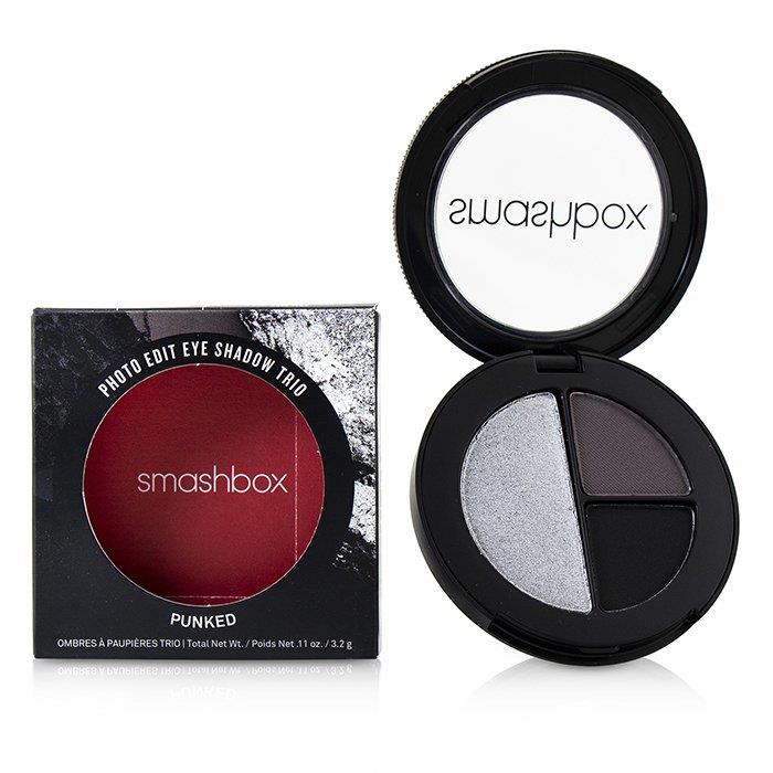 Smashbox スマッシュボックス フォト エディット アイ シャドウ トリオ # Punked (Blackout, Punked, Rock Icon) 607710066625