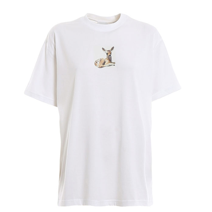 バーバリー BURBERRY レディース 半袖Tシャツ ホワイト バンビ 8024653 WHIT