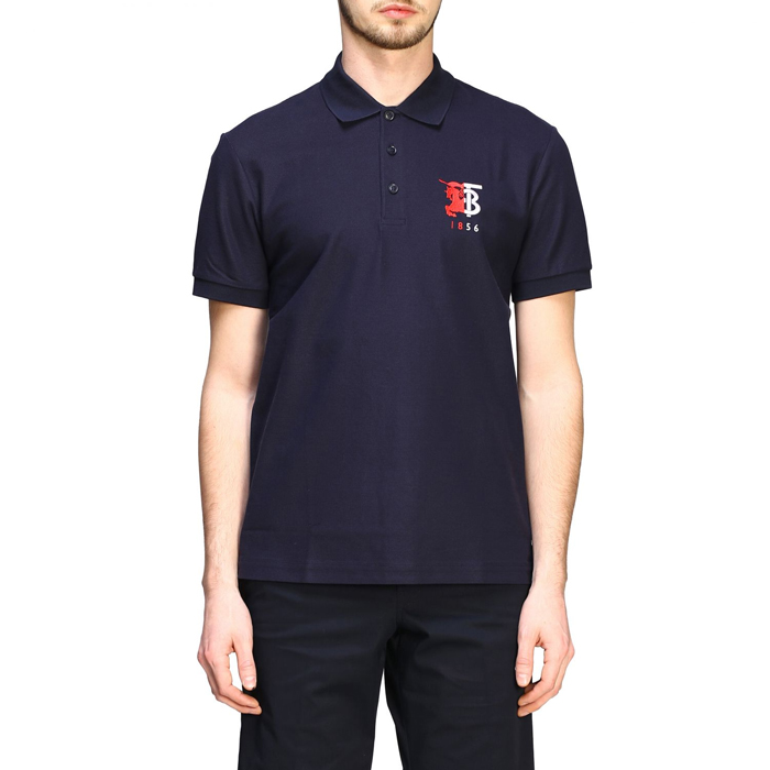 バーバリー BURBERRY MEN POLO メンズロゴポロシャツ 8025755 A1222 NAVY