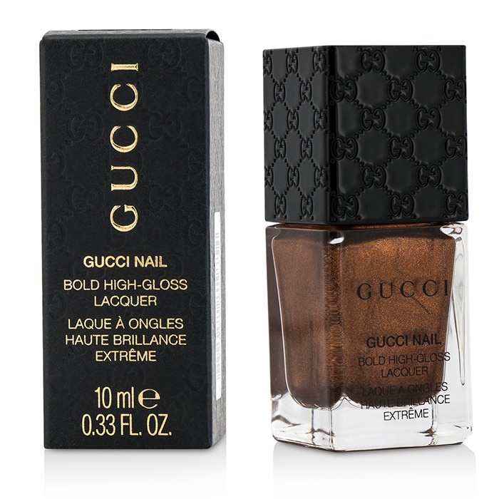 GUCCI グッチ ボールドハイグロスネイルラッカー #180 Iconic Bronze 737052819693