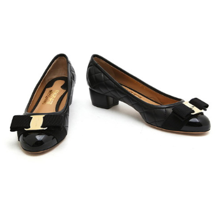 FERRAGAMO LADY SHOES 0672114 PA-C NERO BLACK