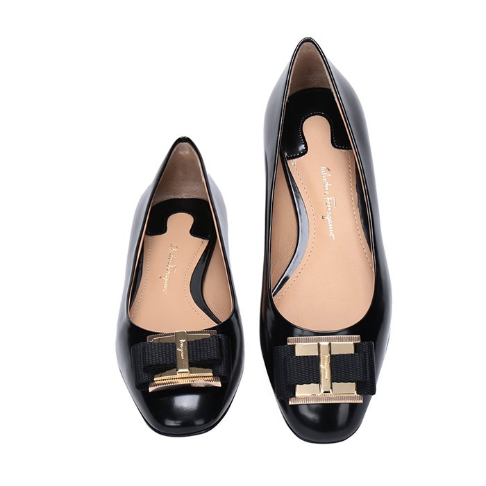 FERRAGAMO LADY SHOES 0672618 BRCA NERO BLACK