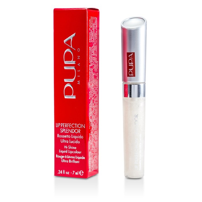 Pupa プーパ リップパーフェクションスプレンドールハイシャインリキッドリップカラー 7ml # 01 8011607086351