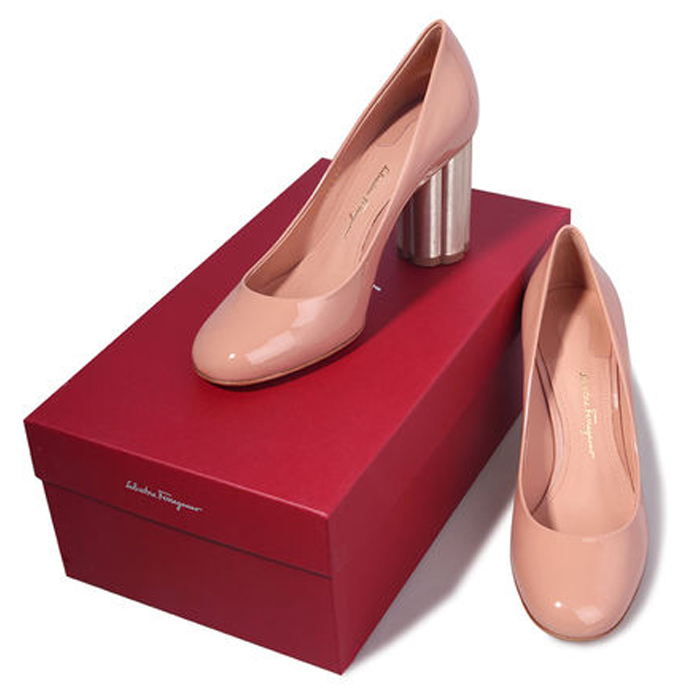 FERRAGAMO LADY SHOES 0672742 PA-C NEBL BLUCH