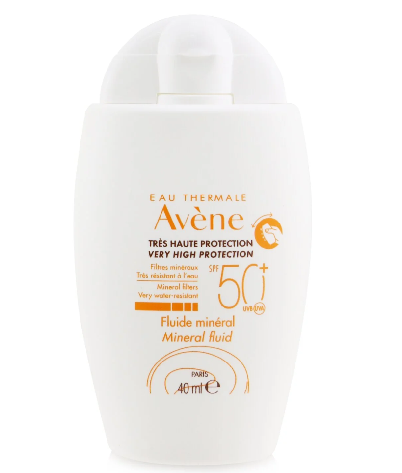 Avene Very High Protection Mineral Fluid SPF 50+ベリーハイプロテクションミネラルフルイドSPF 50+ 40ml