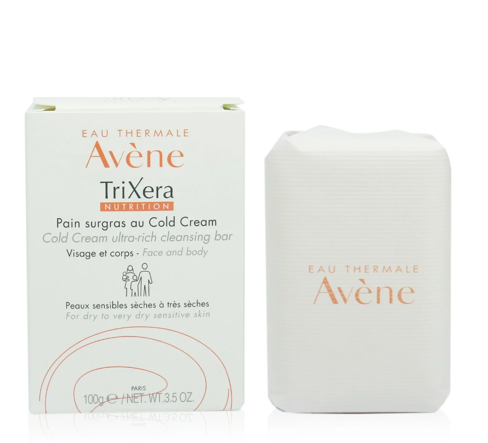 Avene Tricera Nutrition Cold Cream Ultra Rich Face & Body Cleansing Barトリセラ ニュートリション コールド クリーム ウルトラ リッチ フェイス&ボディ クレンジングバー100g