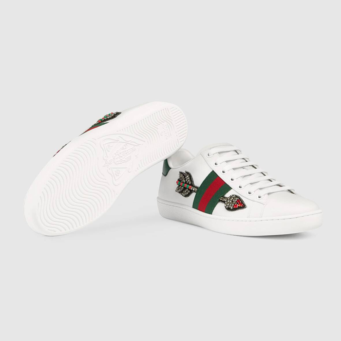 GUCCI LADY SHOES グッチレディースシューズ 454551 A38G0 9064 Ace Embroidered Sneaker