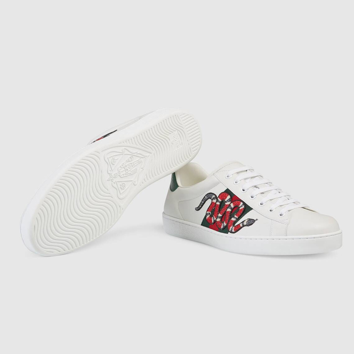 GUCCI MEN SHOES グッチ メン ズシューズ 456230 A38G0 9064 Ace Embroidered Sneaker