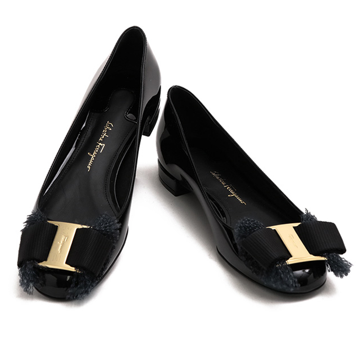 FERRAGAMO LADY SHOES 0678103 NP-C NERO BLACK