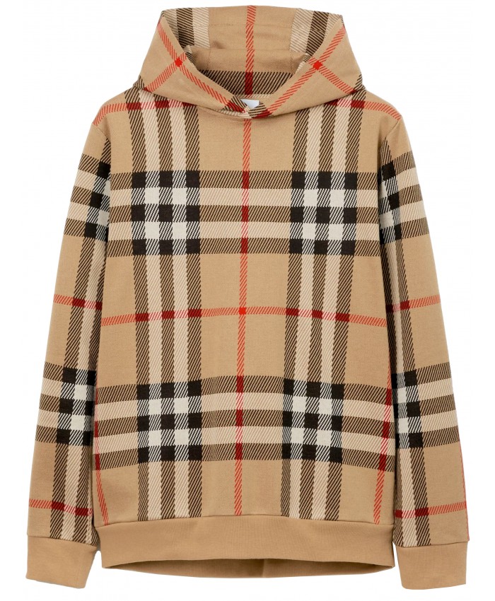 バーバリーBURBERRY  メンズ ヴィンテージ チェックコットンパーカー  8072662 A7028 ARCHIVEBEIGE