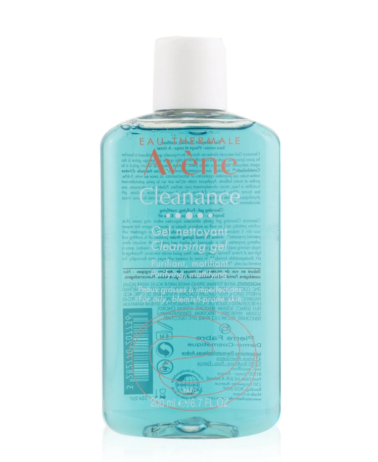 Avene Cleanance Cleansing Gel クリナンス クレンジング ゲル(200 Ml)