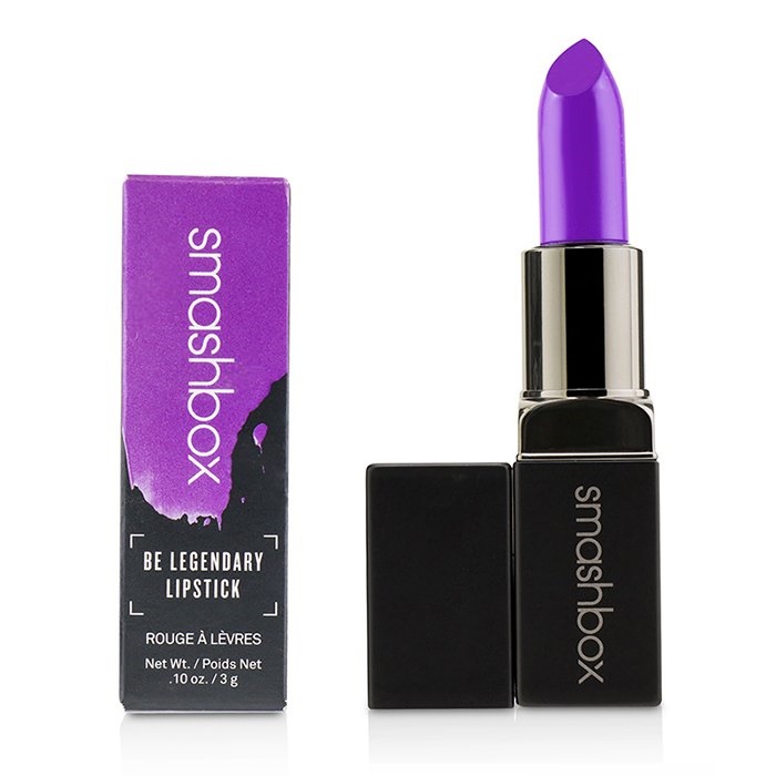 Smashbox スマッシュボックス ビーレジェンダリー リップスティック #Tabloid (Vibrant Purple Cream) 607710048928