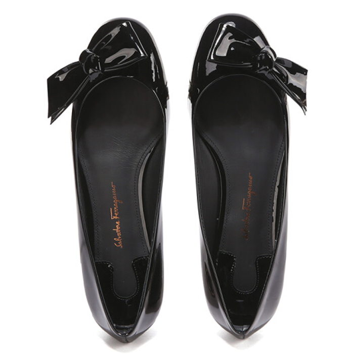 FERRAGAMO LADY SHOES 0684648 PA-C NERO BLACK