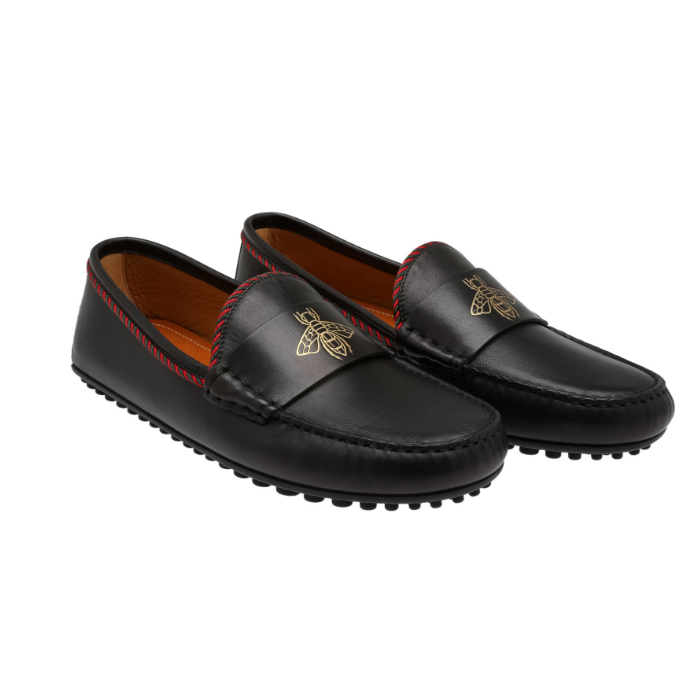 GUCCI MEN SHOES グッチ メン ズシューズ 497117 BTRR0 1124 EMBOSSED MOCCASINS