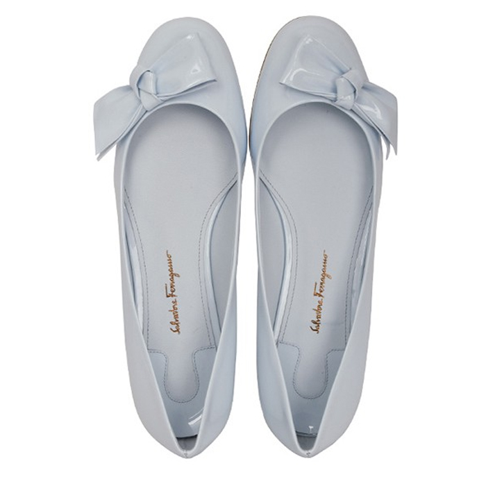 FERRAGAMO LADY SHOES 0684649 PA-C PABL POWDER BLUE