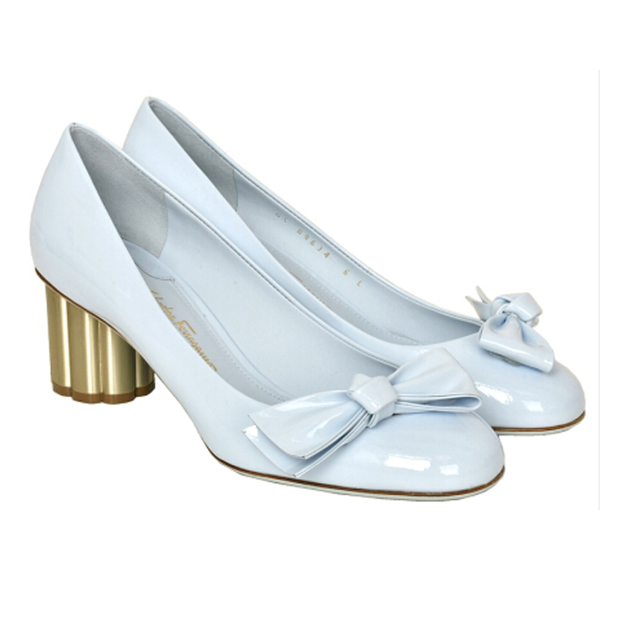 FERRAGAMO LADY SHOES 0684656 PA-C PABL LIGHT BLUE