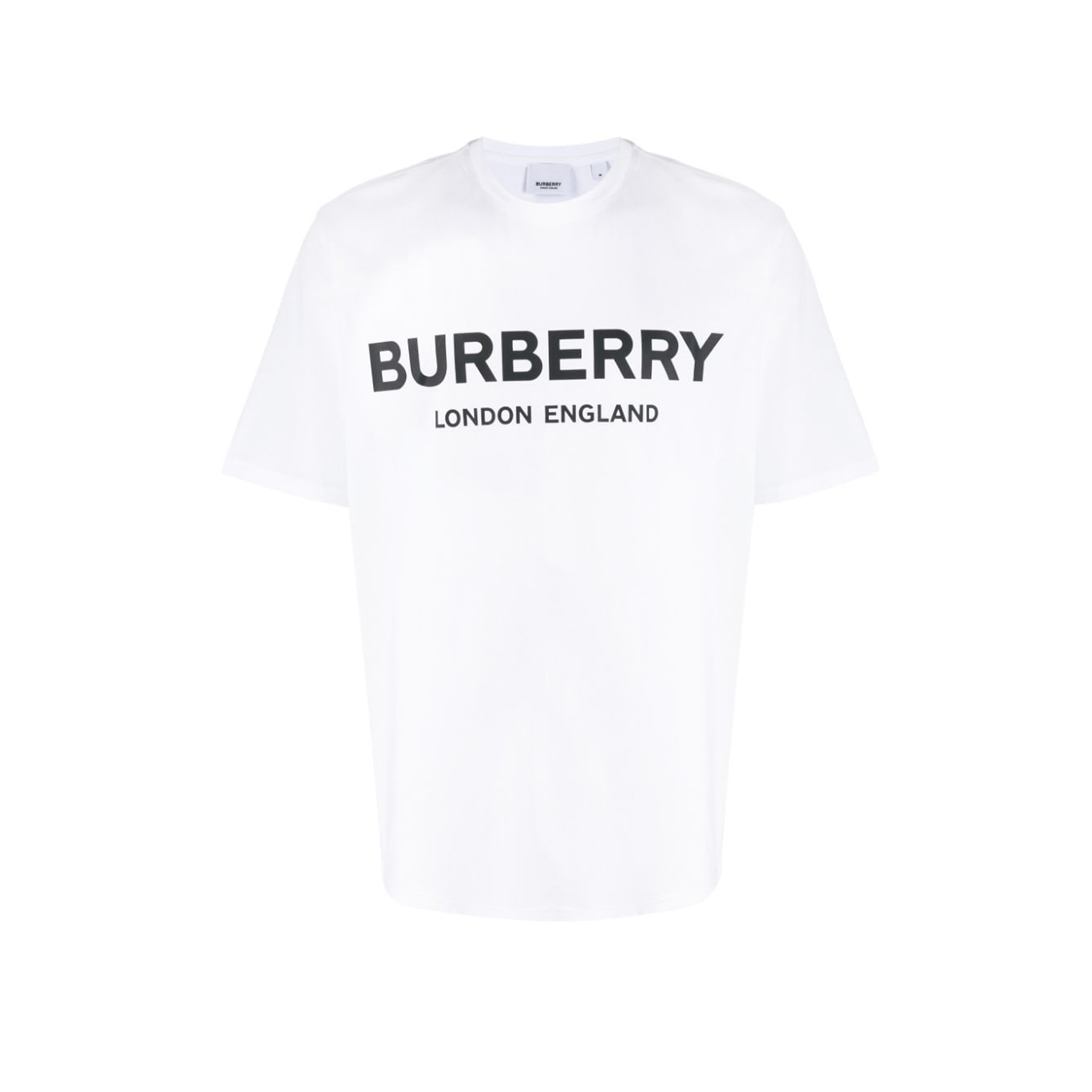 バーバリー BURBERRY メンズ クルーネック 半袖 Tシャツ カットソー ロゴT プリント 8026017 WHIT