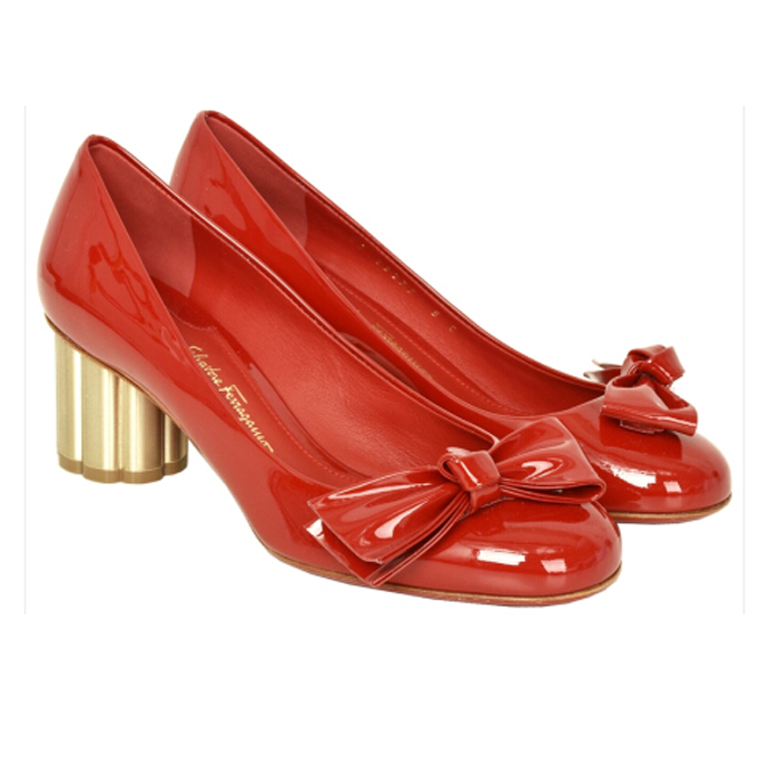 FERRAGAMO LADY SHOES 0684657 PA-C LIPS RED