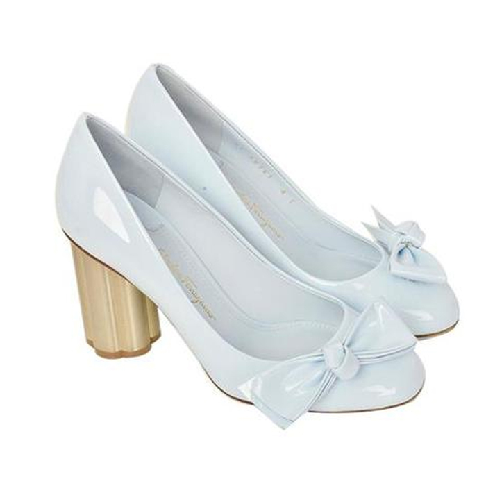 FERRAGAMO LADY SHOES 0684661 PA-C PABL POWDER BLUE