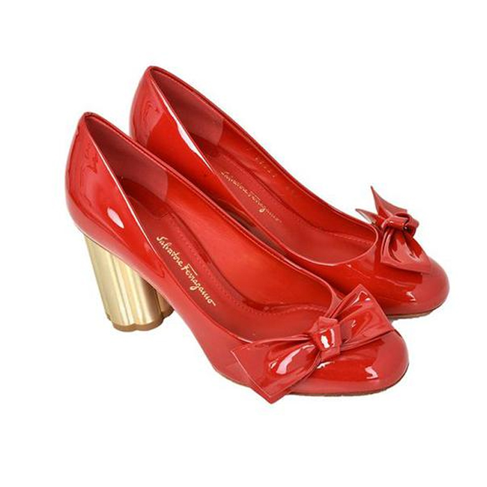 FERRAGAMO LADY SHOES 0684662 PA-C LIPS RED