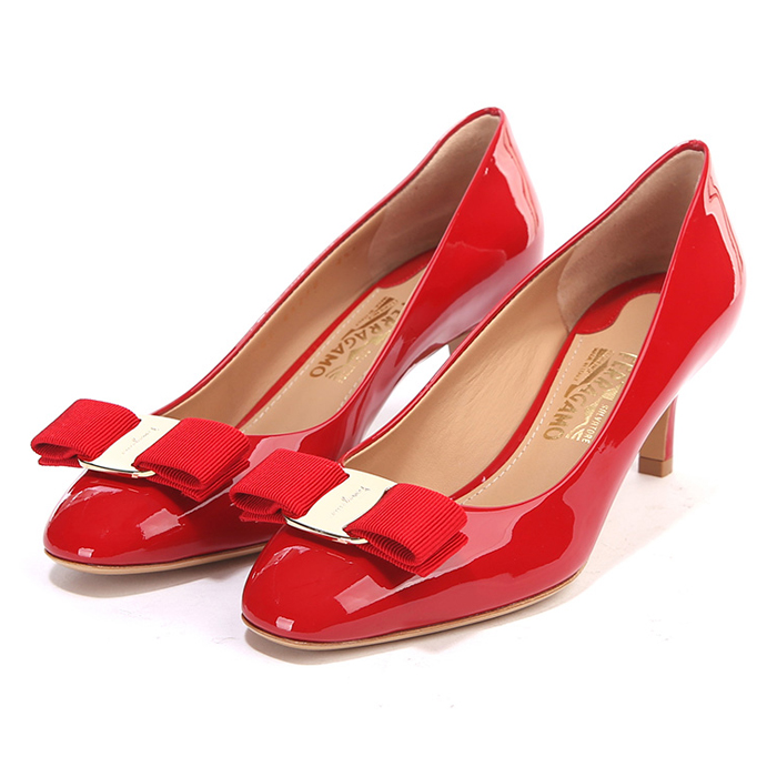 FERRAGAMO LADY SHOES 0685226 PA-C LIPS RED