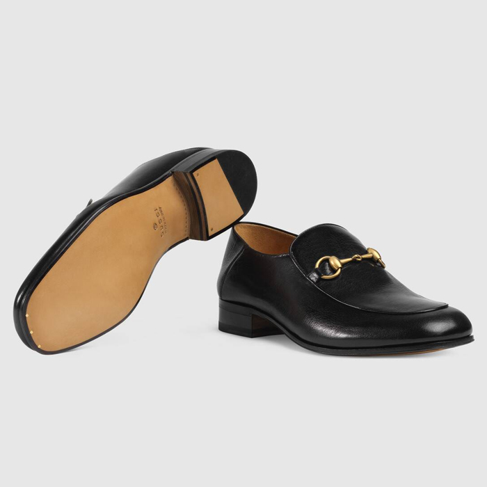 GUCCI MEN SHOES グッチ メン ズシューズ ??526297 D3V00 1000 Horsebit Leather Loafer