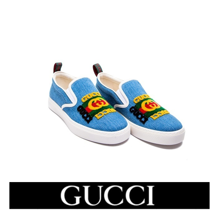 GUCCI MEN SHOES グッチ メン ズシューズ ?548644 9B5D0 4380 Blue Sneakers