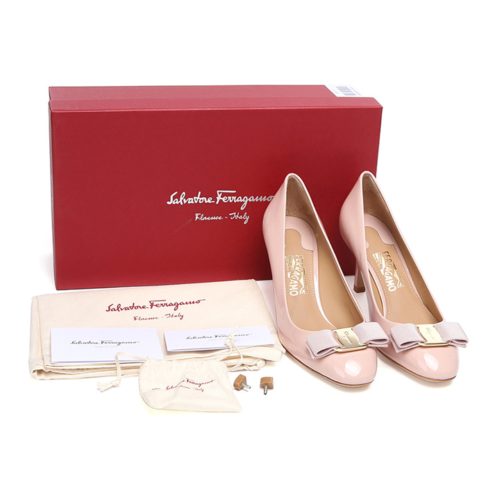 FERRAGAMO LADY SHOES 0685234 PA-C BOBO LIGHT PINK