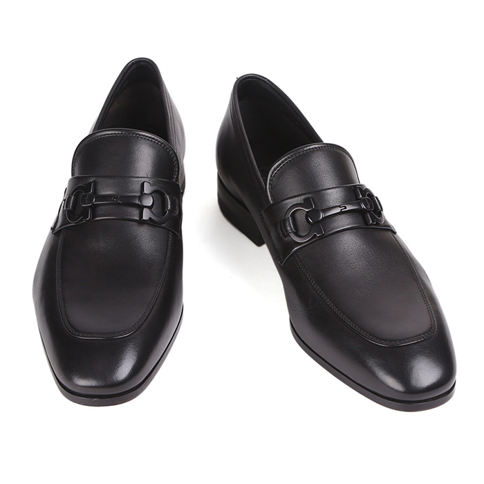 FERRAGAMO MEN SHOES 0685731 CALF NERO BLACK