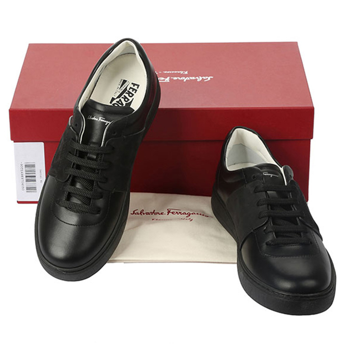 FERRAGAMO MEN SHOES 0686248 CALF NERO BLACK