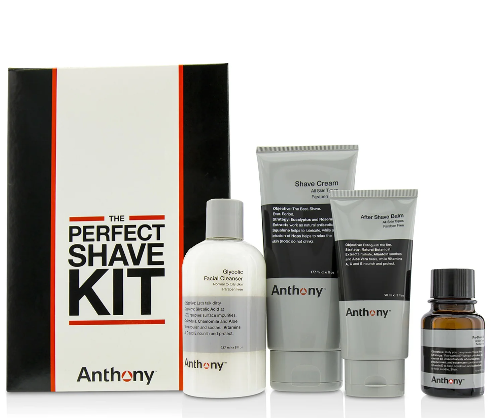 Anthony The Perfect Shave Kitザパーフェクトシェーブキット4PCS