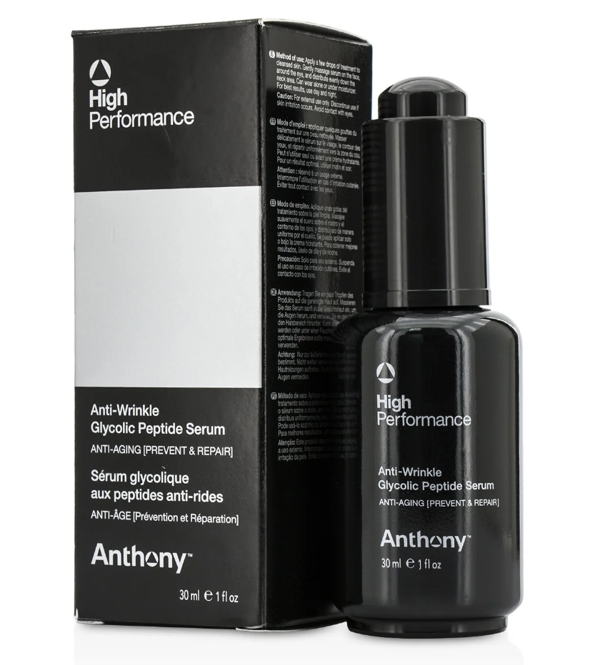 Anthony Logistics for Men Anti-Wrinkle Glycolic Peptide Serumロジスティックス フォーメン アンチリンクル グリコリック ペプチドセラム 30ml