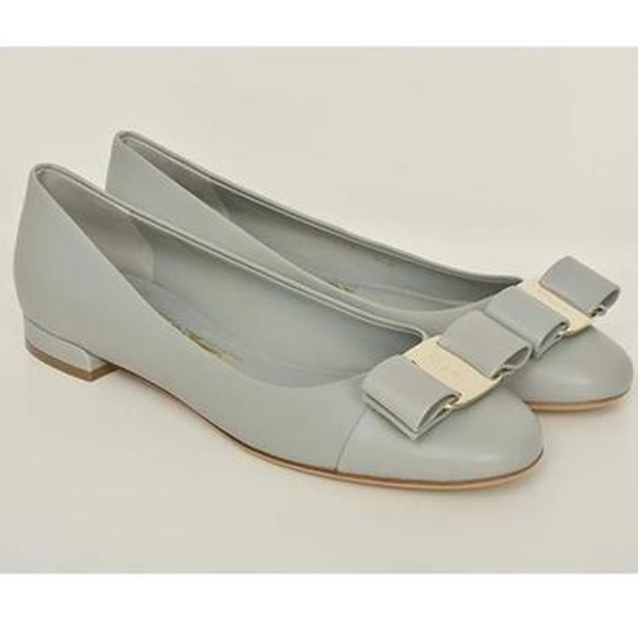 FERRAGAMO LADY SHOES 0688735 N-C OPAL GRAY