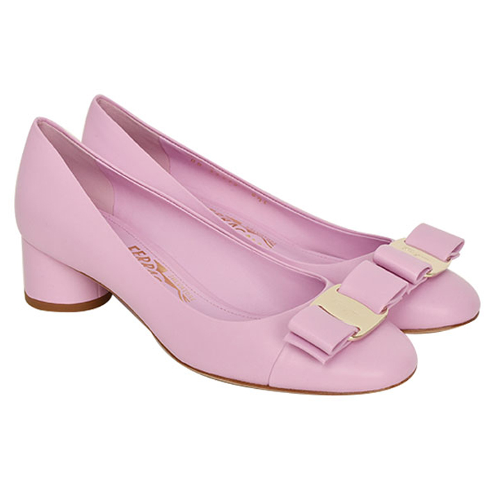 FERRAGAMO LADY SHOES 0688740 N-C RHOD PINK PURPLE