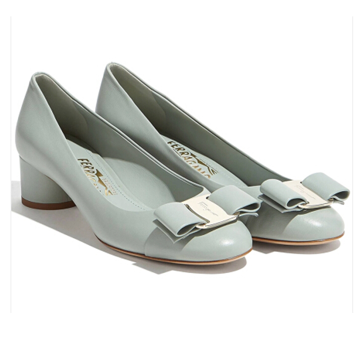 FERRAGAMO LADY SHOES 0688743 N-C OPAL GRAY