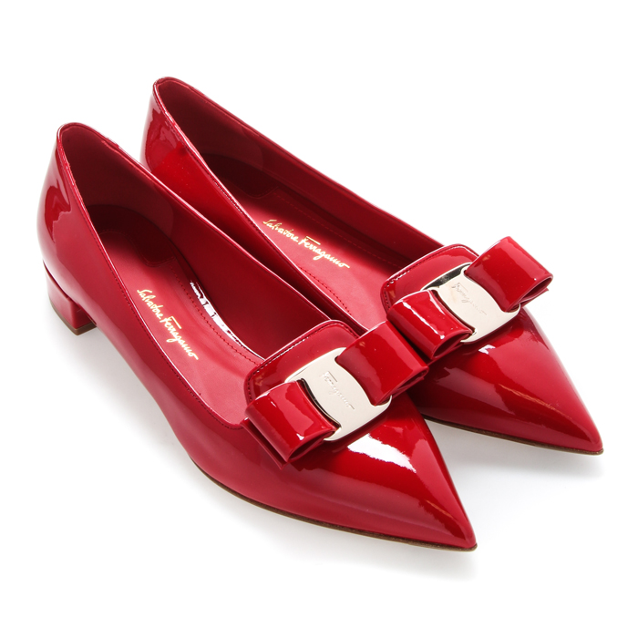 FERRAGAMO LADY SHOES 0693137 PA-C LIPS RED