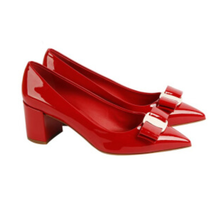 FERRAGAMO LADY SHOES 0693145 PA-C LIPS RED