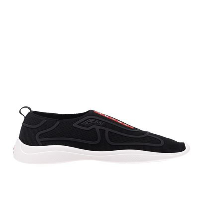 PRADA SPORT PRADA BLACK KNITTED SNEAKERS プラダレディースシューズ 3S6421 3KPL F0967