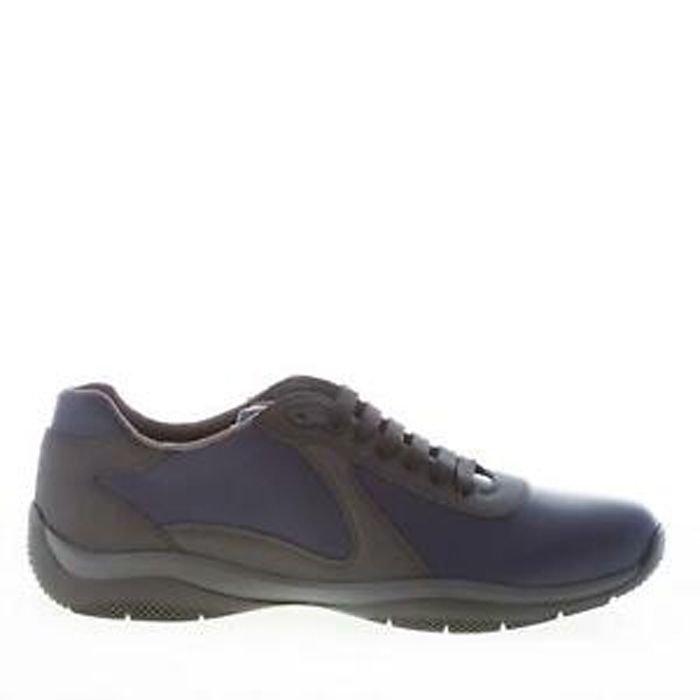 PRADA Prada Men's Rubber with Leather Sneakers 4E3075 3N0O F0002