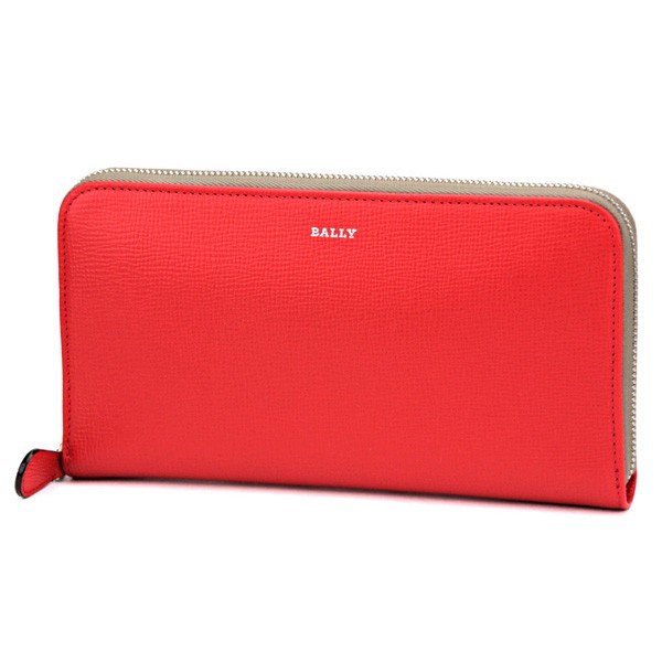 バリー  BALLY  レディース財布 長財布(ラウンドファスナー) 6191748 GROSVENORW86 POP-RED