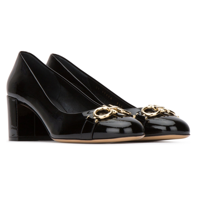 FERRAGAMO LADY SHOES 0693658 NP-C NERO BLACK