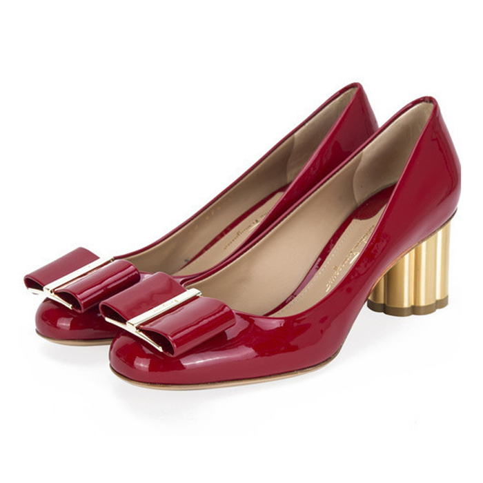 FERRAGAMO LADY SHOES 0695087 PA-C LIPS RED