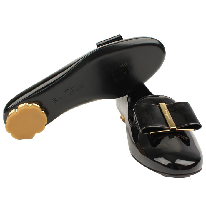 FERRAGAMO LADY SHOES 0695095 PA-C NENE BLACK