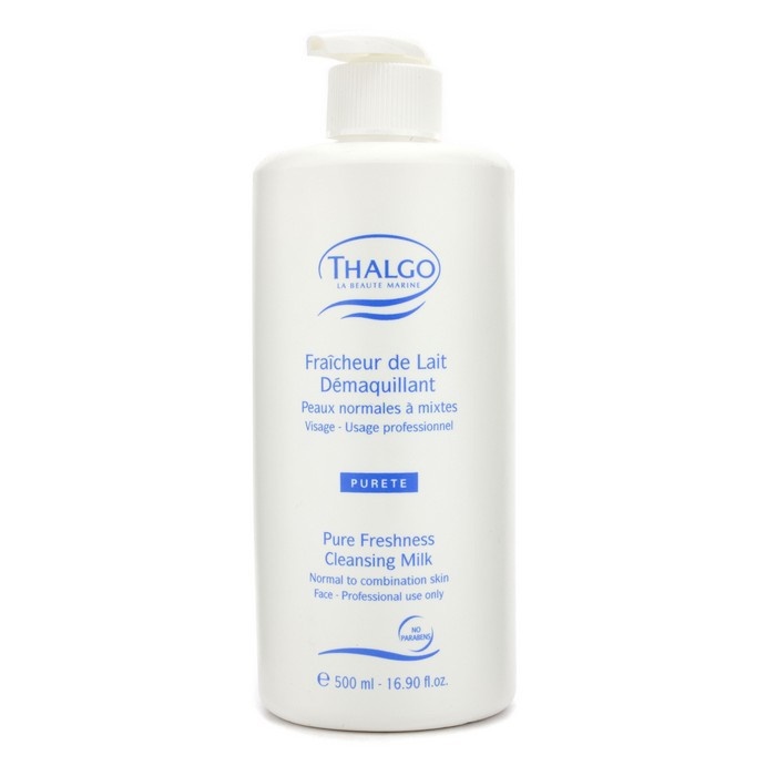 THALGO タルゴ ピュアフレッシュネス クレンジング ミルク (ノーマル～コンビネーションスキン） 500ML 3525801612728