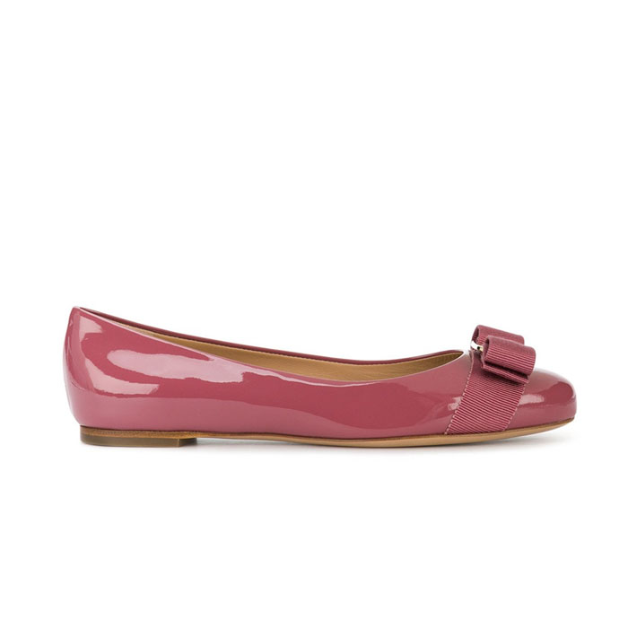 FERRAGAMO LADY SHOES 0698407 PATENT-CALF WIRO