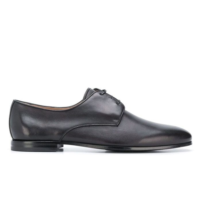 FERRAGAMO MEN SHOES 0696261 CALF NERO Leather Loafers