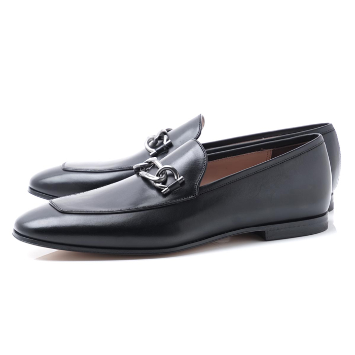 FERRAGAMO MEN SHOES 0696061 CALF NERO BLACK