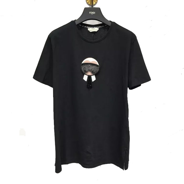 フェンディFENDI LADY T-SHIRT レディTシャツS FS7036 89J F0GME BLACK